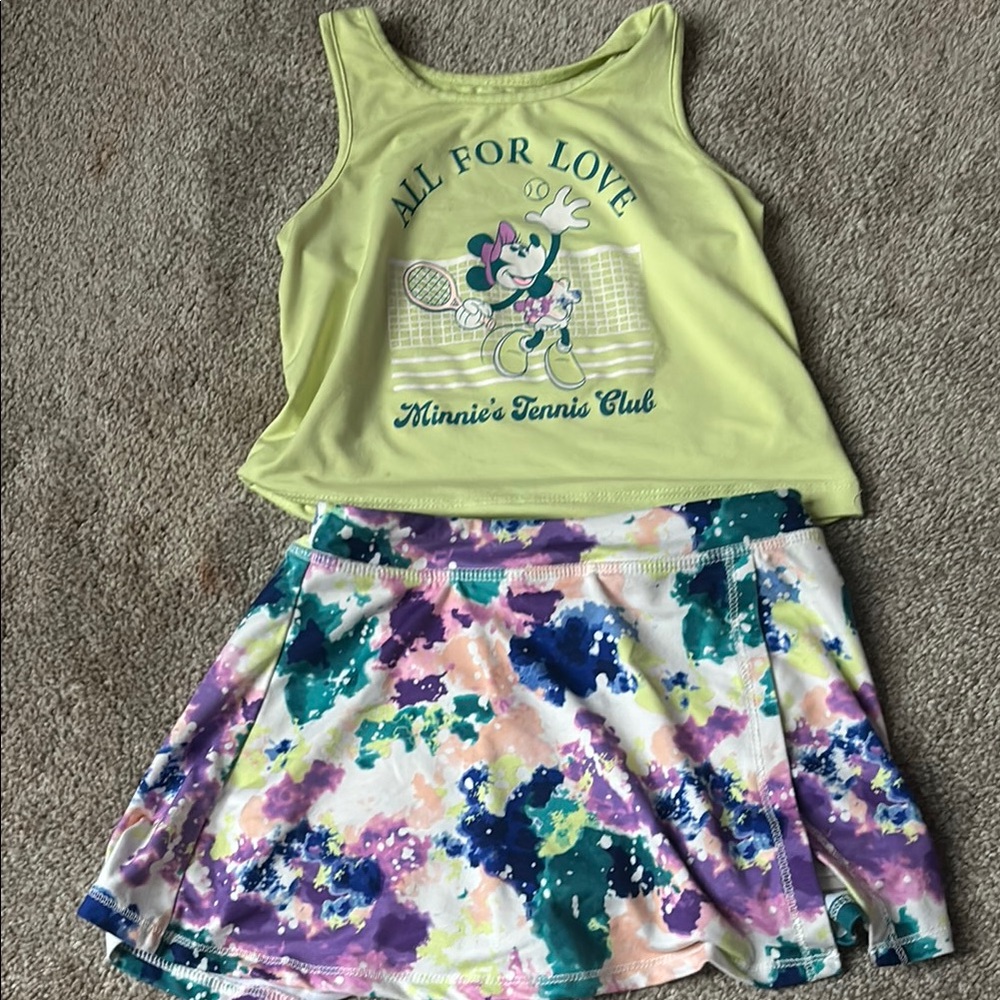 Jumping Beans Lime Green and Multicolor Kids Matching Set